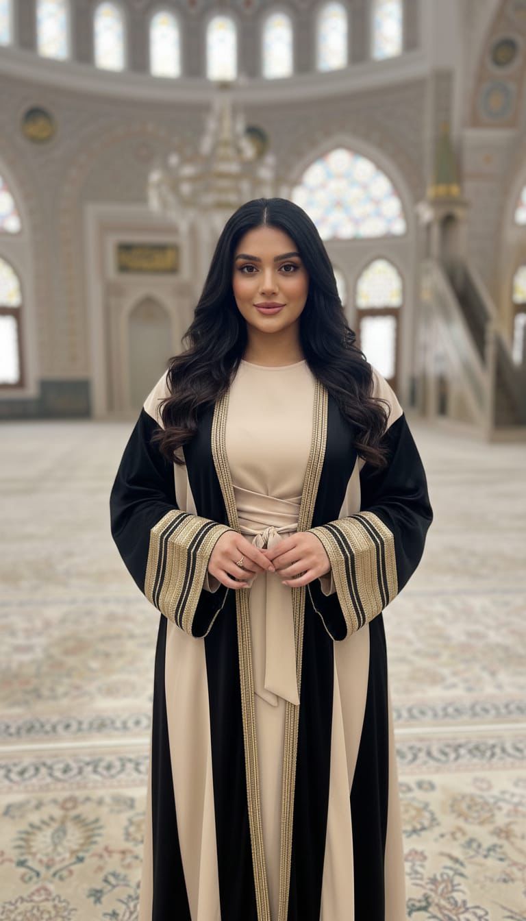 Ramadan Kaftan Black