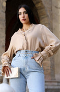 Shamer Blouse Beige
