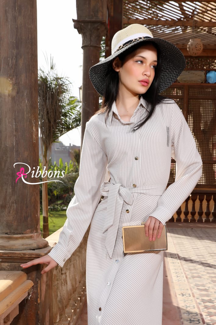 Striped dress Oil