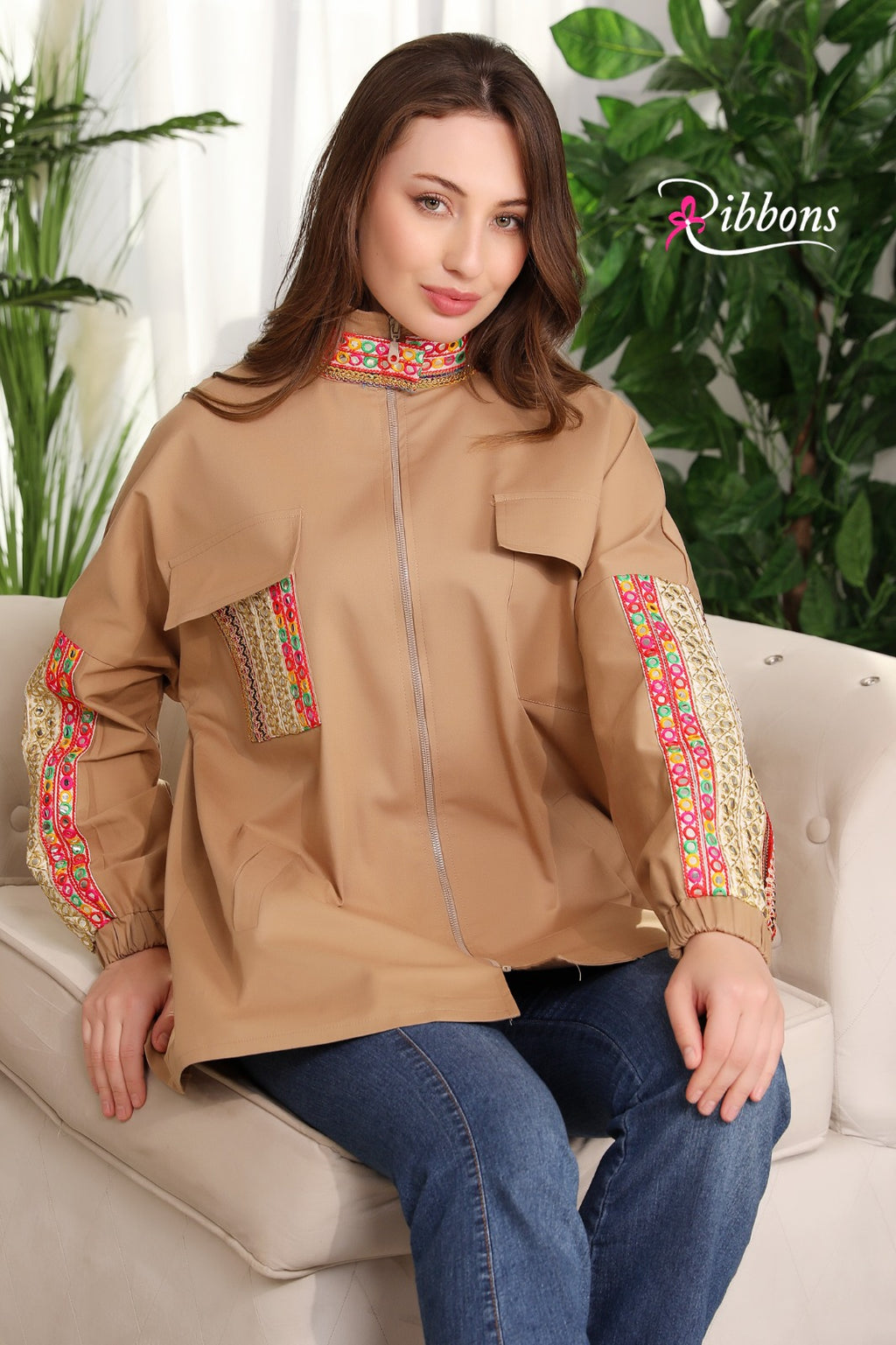 Gabardine jacket Cafe