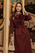 Swedish dress Burgandy