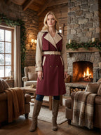 Trench Double Cool Burgundy