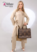 Linen suit beige