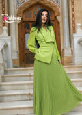 Dress crystal plissé Kiwi