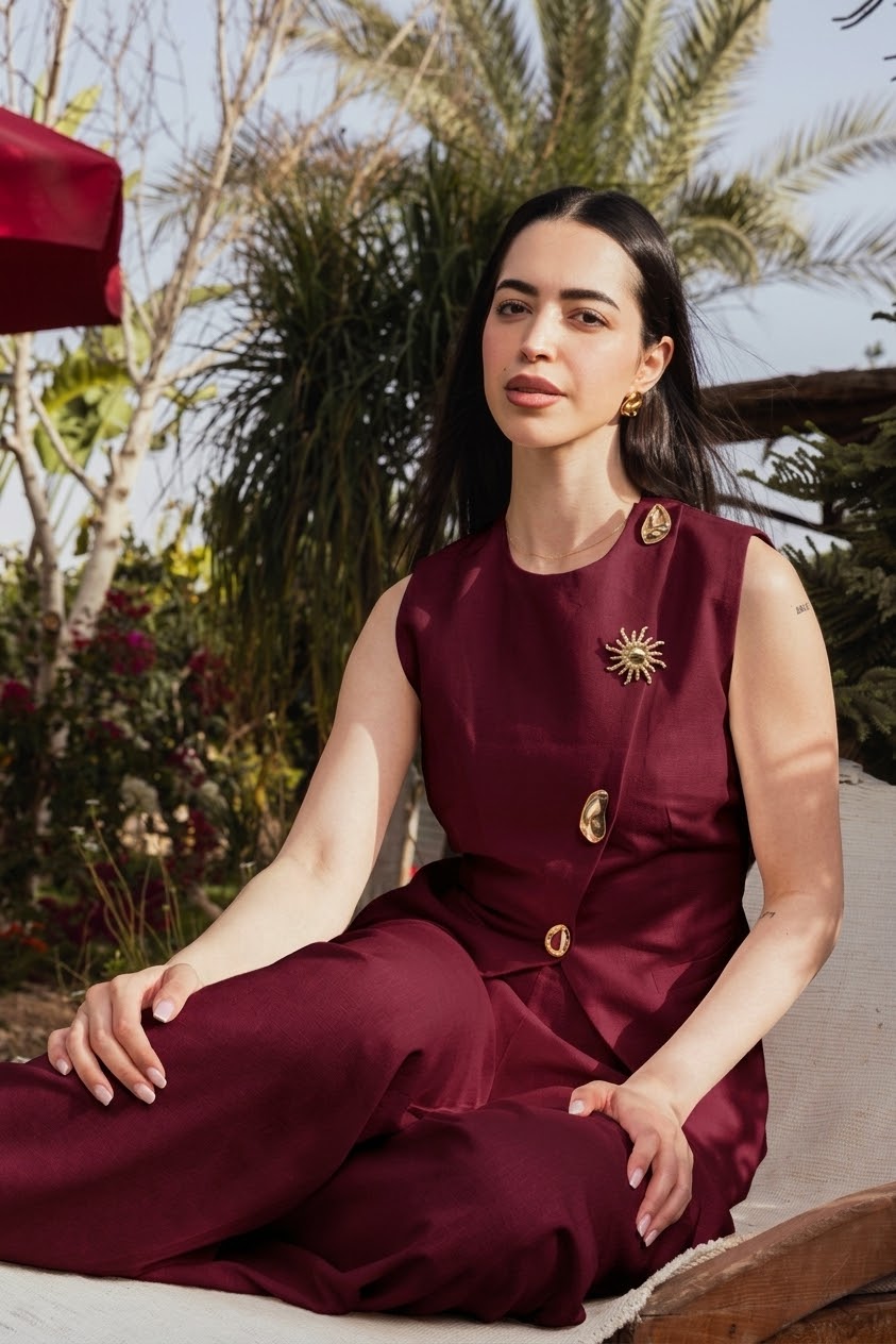 Golden Touch Set Burgundy