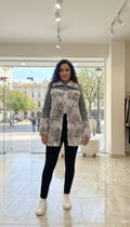 Shania fur jacket Gray
