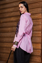 Lace shemise Pink