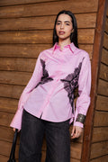 Lace shemise Pink