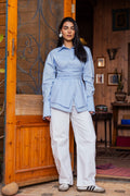 Chemise poplin Baby Blue