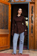 Chemise poplin Brown