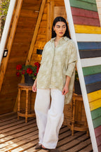 Oversized blouse Light Olive