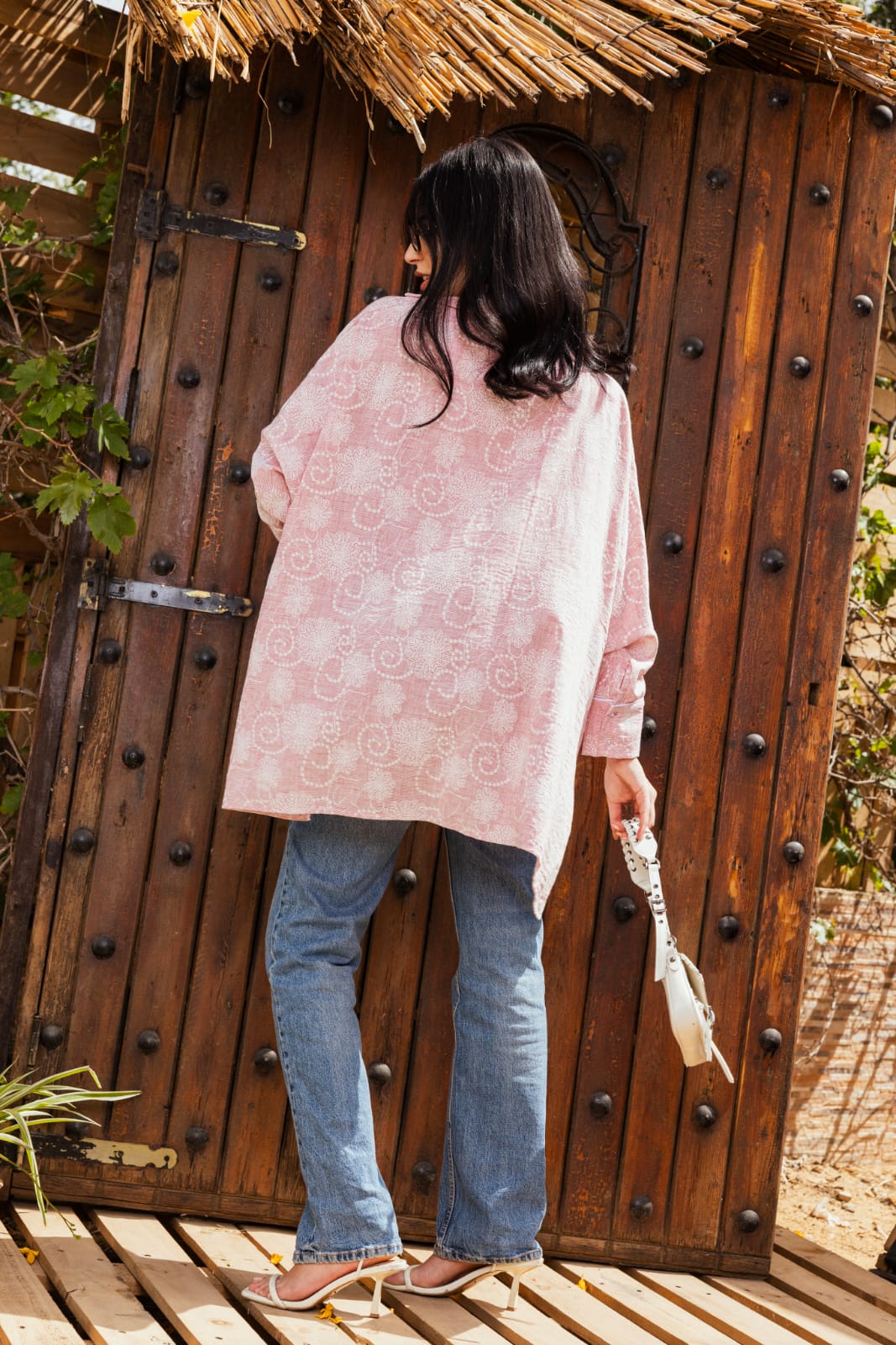 Oversized blouse Pink