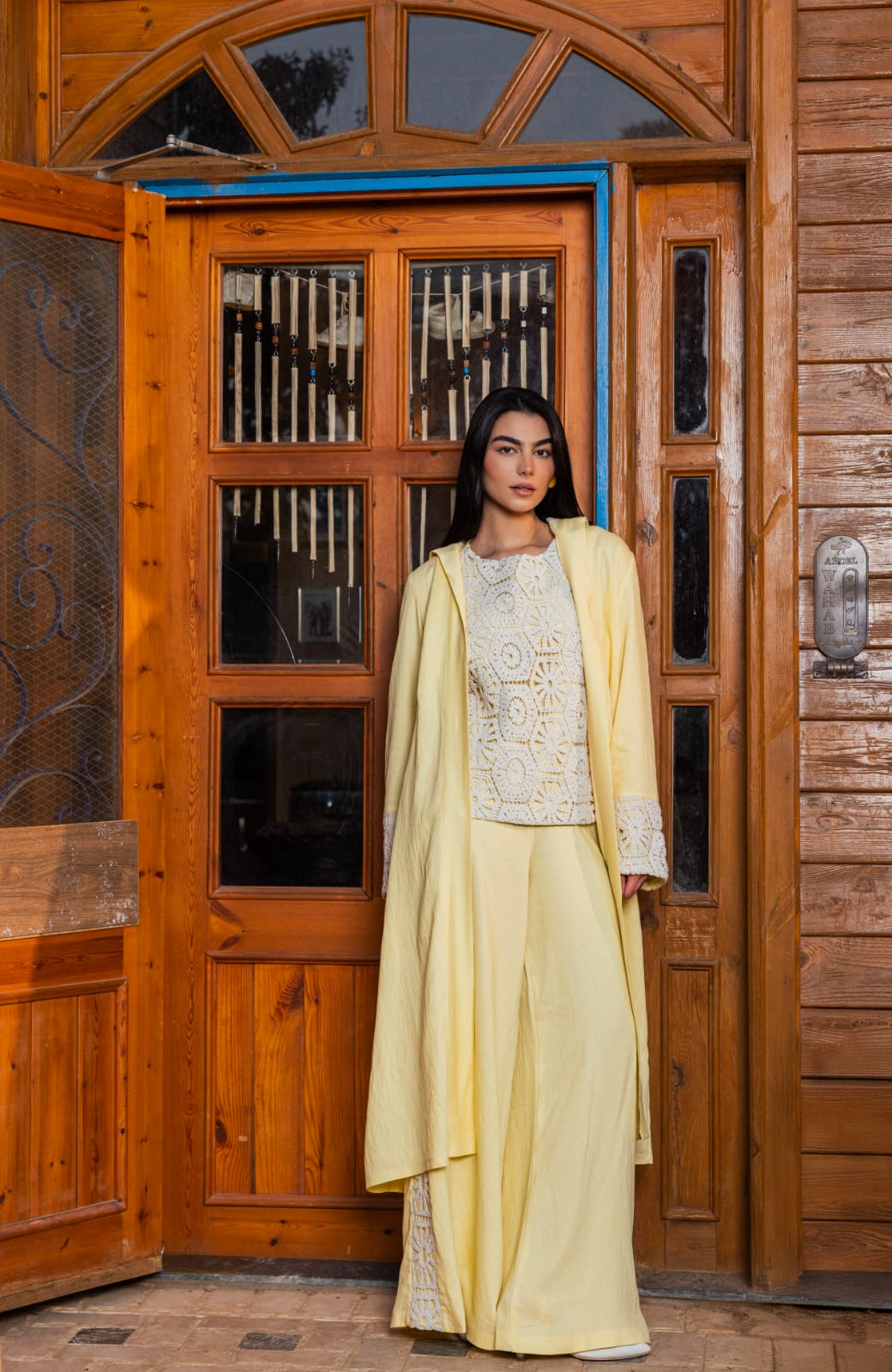 Sut 3-piece jibir Yellow