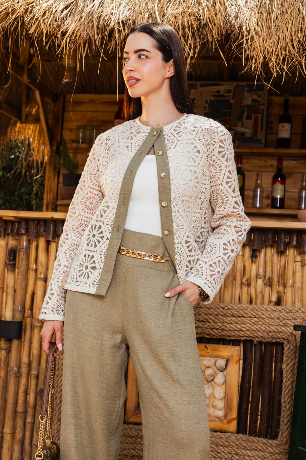 Modern Jbeer Suit Olive