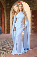 Sleeve dress Baby Blue