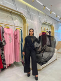 Chiffon jumpsuit Black